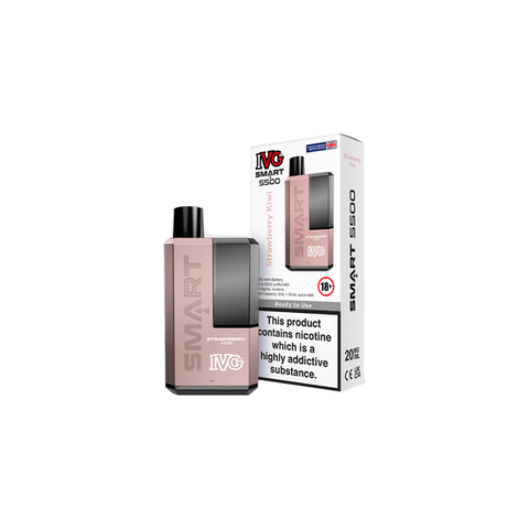 20mg I VG Smart 5500 Disposable Rechargeable Vape Kit 5500 Puffs - THWC Ltd