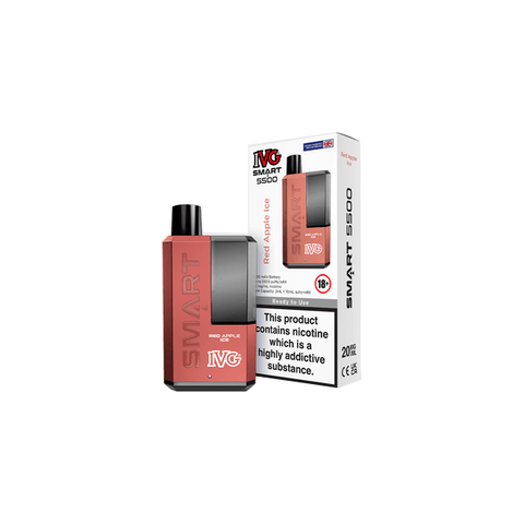20mg I VG Smart 5500 Disposable Rechargeable Vape Kit 5500 Puffs - THWC Ltd