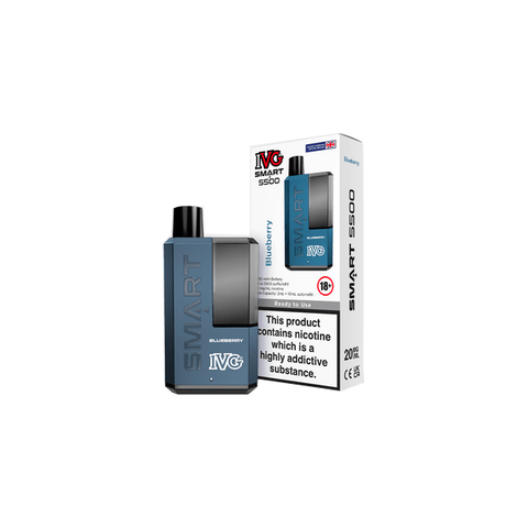 20mg I VG Smart 5500 Disposable Rechargeable Vape Kit 5500 Puffs - THWC Ltd