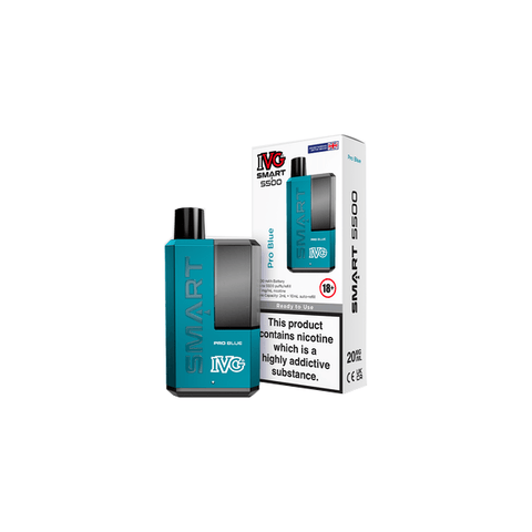 20mg I VG Smart 5500 Disposable Rechargeable Vape Kit 5500 Puffs - THWC Ltd