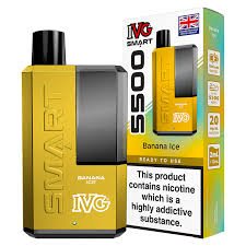 20mg IVG Smart 5500 Disposable Rechargeable Vape Kit 5500 Puffs - THWC Ltd
