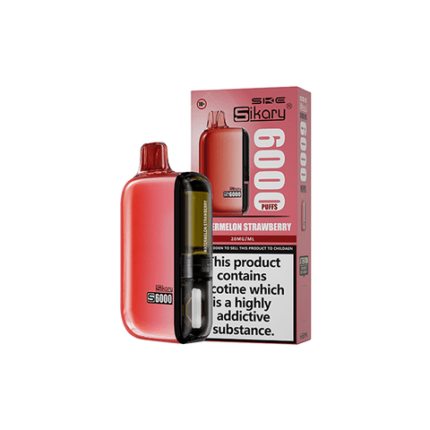 20mg Sikary S6000 Disposable Pod Vape Kit 6000 Puffs - THWC Ltd