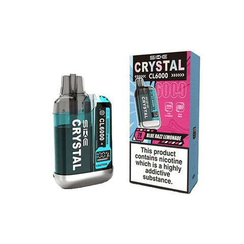 20mg SKE Crystal CL6000 Disposable Rechargeable Vape Kit 6000 Puffs - THWC Ltd