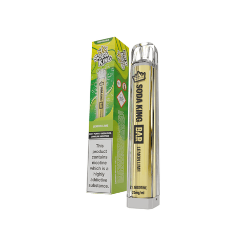 20mg Soda King Bar Disposable Vape Device 600 Puffs - THWC Ltd