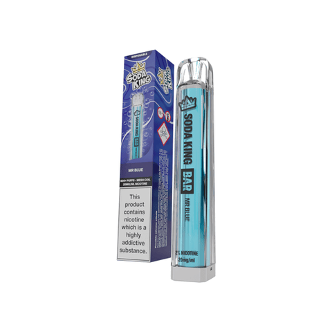 20mg Soda King Bar Disposable Vape Device 600 Puffs - THWC Ltd