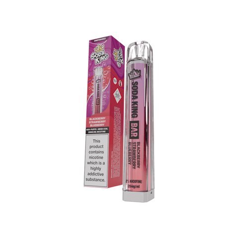 20mg Soda King Bar Disposable Vape Device 600 Puffs - THWC Ltd