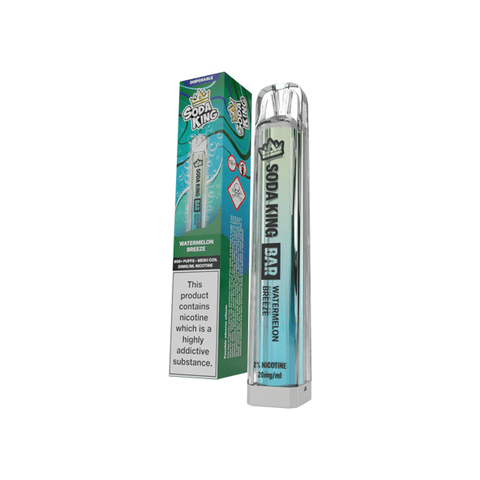 20mg Soda King Bar Disposable Vape Device 600 Puffs - THWC Ltd