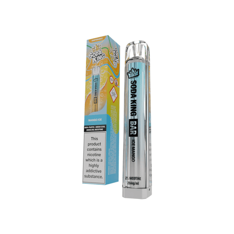 20mg Soda King Bar Disposable Vape Device 600 Puffs - THWC Ltd