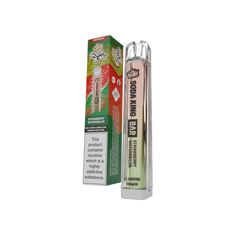 20mg Soda King Bar Disposable Vape Device 600 Puffs - THWC Ltd