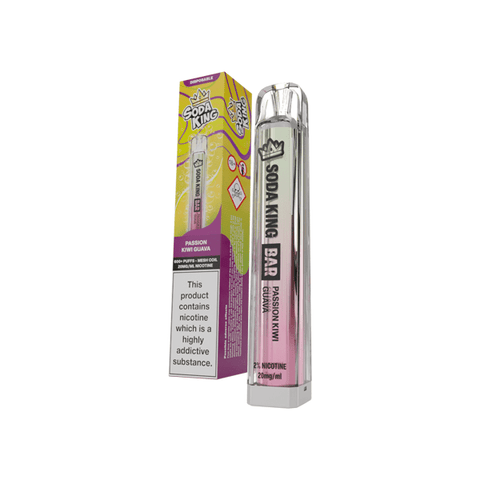 20mg Soda King Bar Disposable Vape Device 600 Puffs - THWC Ltd