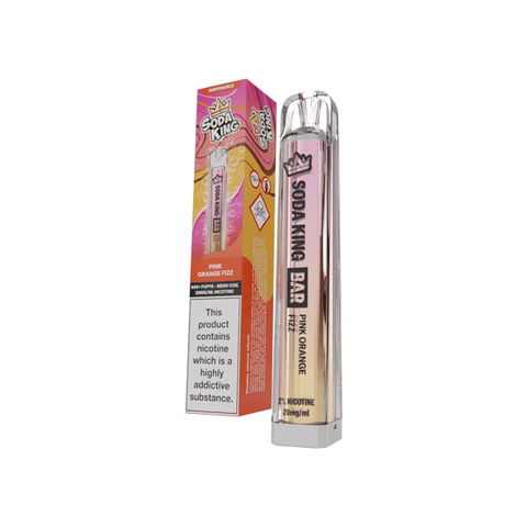 20mg Soda King Bar Disposable Vape Device 600 Puffs - THWC Ltd