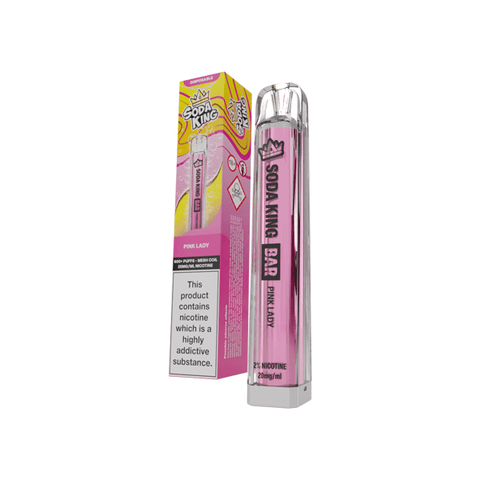 20mg Soda King Bar Disposable Vape Device 600 Puffs - THWC Ltd