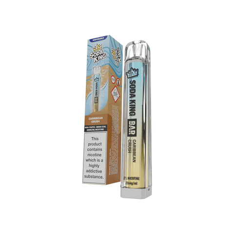 20mg Soda King Bar Disposable Vape Device 600 Puffs - THWC Ltd