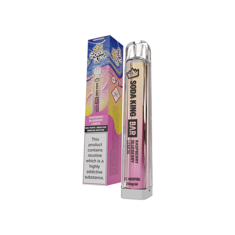 20mg Soda King Bar Disposable Vape Device 600 Puffs - THWC Ltd