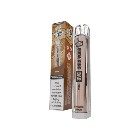 20mg Soda King Bar Disposable Vape Device 600 Puffs - THWC Ltd