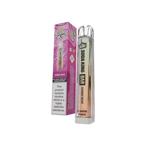 20mg Soda King Bar Disposable Vape Device 600 Puffs - THWC Ltd