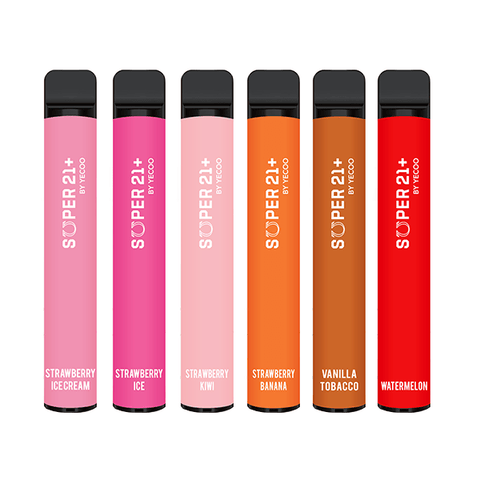 20mg Super21+ By Yecoo Disposable Vape Device 600 Puffs - THWC Ltd