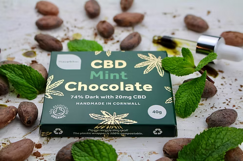 Themptation CBD Chocolate (Mint) - 40g - 20mg CBD