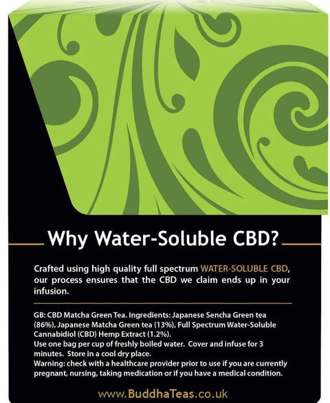 Buddha Teas CBD Matcha Green Tea - THWC Ltd