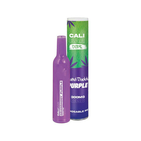 CALI BAR DOPE 300mg Full Spectrum CBD Vape Disposable - Terpene Flavoured - THWC Ltd
