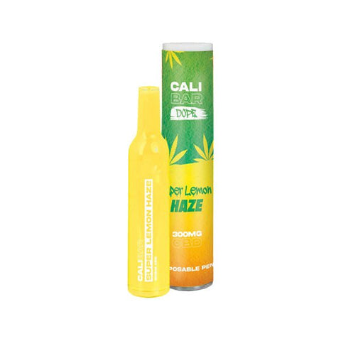 CALI BAR DOPE 300mg Full Spectrum CBD Vape Disposable - Terpene Flavoured - THWC Ltd
