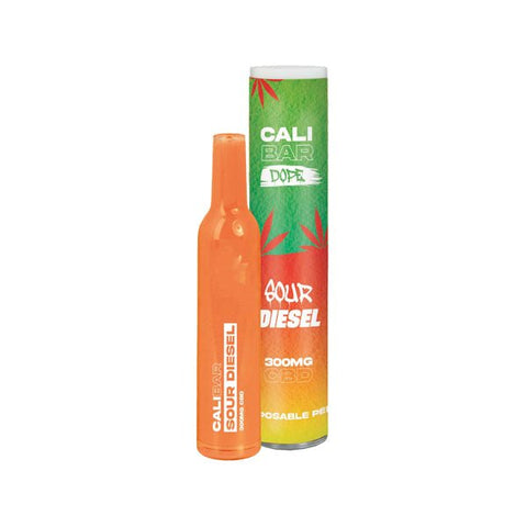 CALI BAR DOPE 300mg Full Spectrum CBD Vape Disposable - Terpene Flavoured - THWC Ltd