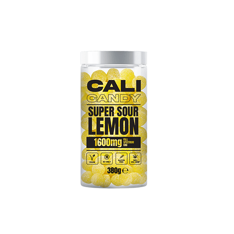 CALI CANDY 1600mg Full Spectrum CBD Vegan Sweets (Large) - 10 Flavours - THWC Ltd