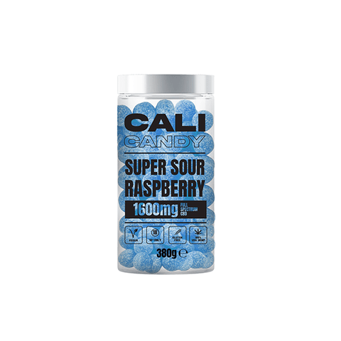 CALI CANDY 1600mg Full Spectrum CBD Vegan Sweets (Large) - 10 Flavours - THWC Ltd