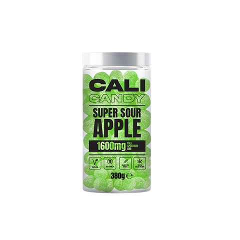 CALI CANDY 1600mg Full Spectrum CBD Vegan Sweets (Large) - 10 Flavours - THWC Ltd