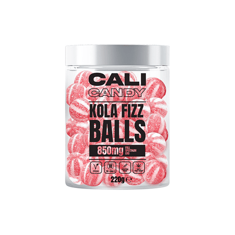 CALI CANDY 850mg Full Spectrum CBD Vegan Sweets (Small) - 10 Flavours - THWC Ltd