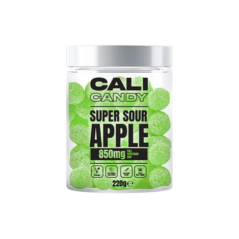 CALI CANDY 850mg Full Spectrum CBD Vegan Sweets (Small) - 10 Flavours - THWC Ltd