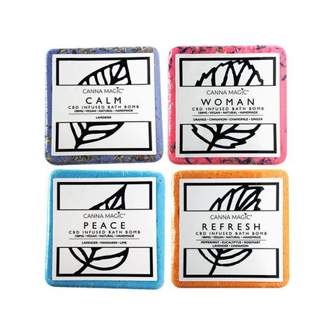 Canna Magic Handmade 100mg CBD Bath Bombs - THWC Ltd