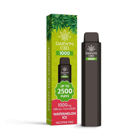Darwin CBD 1000 Disposable Vape Device 2500 Puffs - THWC Ltd