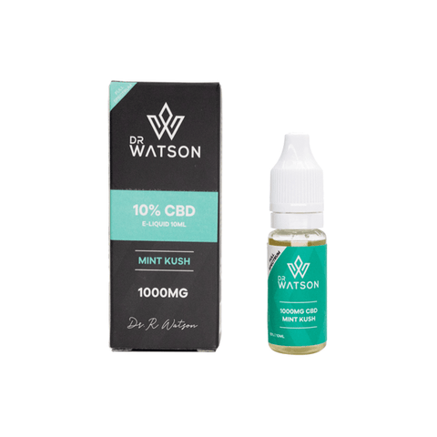 Dr Watson 1000mg Full Spectrum CBD E-liquid 10ml (BUY 1 GET 1 FREE) - THWC Ltd