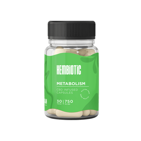 Hembiotic 750mg CBD Capsules - 30 Caps - THWC Ltd