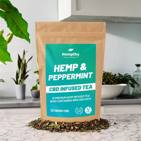 Hempthy CBD Tea - Peppermint Tea - THWC Ltd