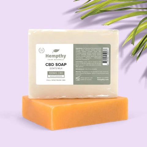 Hempthy Goats Milk & CBD Soap - THWC Ltd