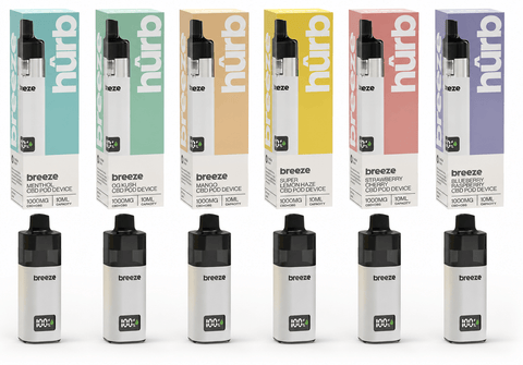 HURB Breeze CBD & CBG Vape Kit - THWC Ltd