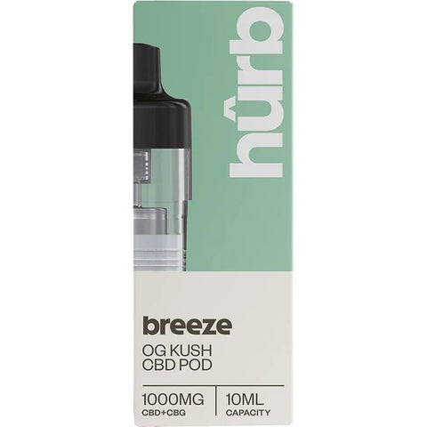 HURB Breeze CBD & CBG Vape Pods - THWC Ltd
