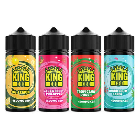 King CBD 4500mg CBD E - liquid 120ml - THWC Ltd