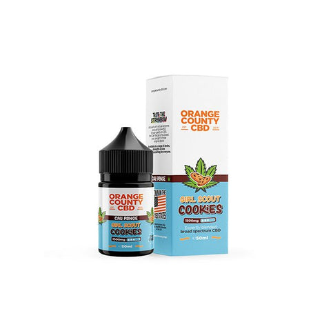 Orange County CBD Cali Range 1500mg CBD 50ml E - liquid (60VG/40PG) - THWC Ltd