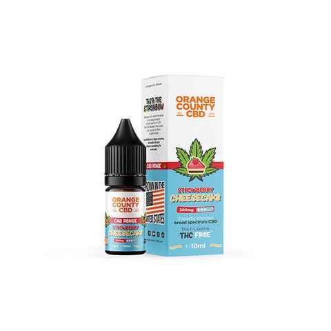 Orange County CBD Cali Range 300mg CBD 10ml E - liquid (60VG/40PG) - THWC Ltd