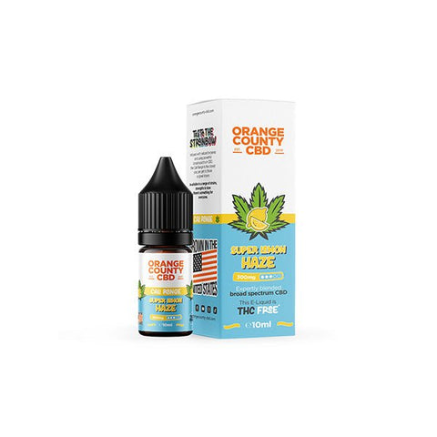 Orange County CBD Cali Range 300mg CBD 10ml E - liquid (60VG/40PG) - THWC Ltd