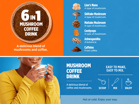 Orange County Mushroom Coffee Drink (Sample Size) - THWC Ltd