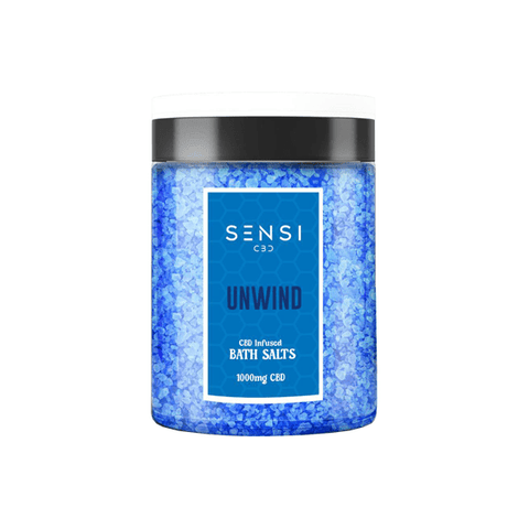 Sensi CBD 1000mg CBD Infused Bath Salts - 700g - THWC Ltd