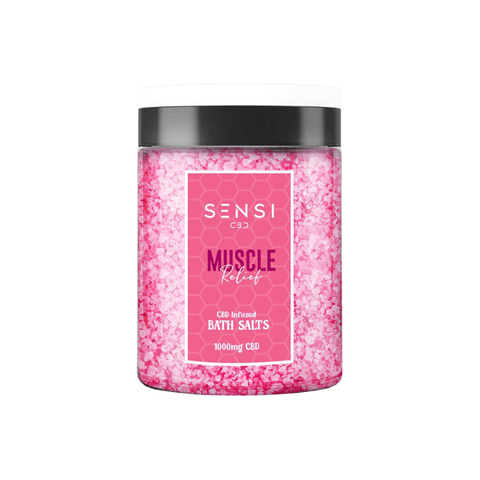 Sensi CBD 1000mg CBD Infused Bath Salts - 700g - THWC Ltd