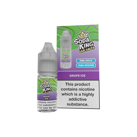 Soda King Bar SALTS 10mg Nic Salts 10ml - (50VG/50PG) - THWC Ltd