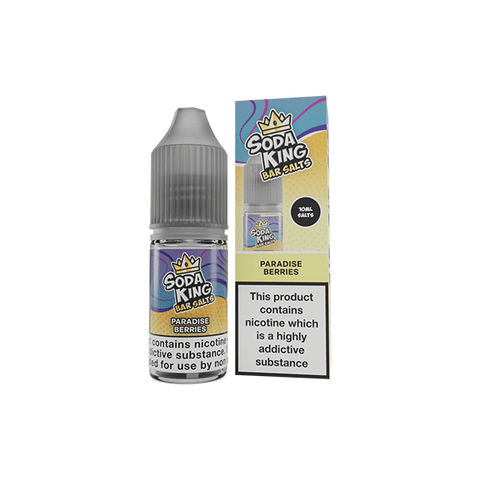 Soda King Bar SALTS 10mg Nic Salts 10ml - (50VG/50PG) - THWC Ltd