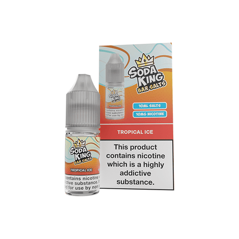 Soda King Bar SALTS 10mg Nic Salts 10ml - (50VG/50PG) - THWC Ltd