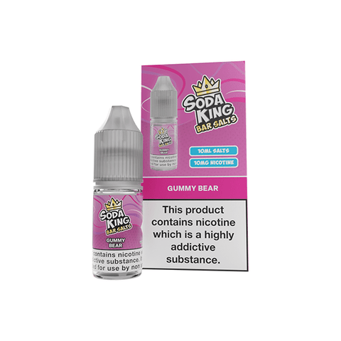 Soda King Bar SALTS 10mg Nic Salts 10ml - (50VG/50PG) - THWC Ltd